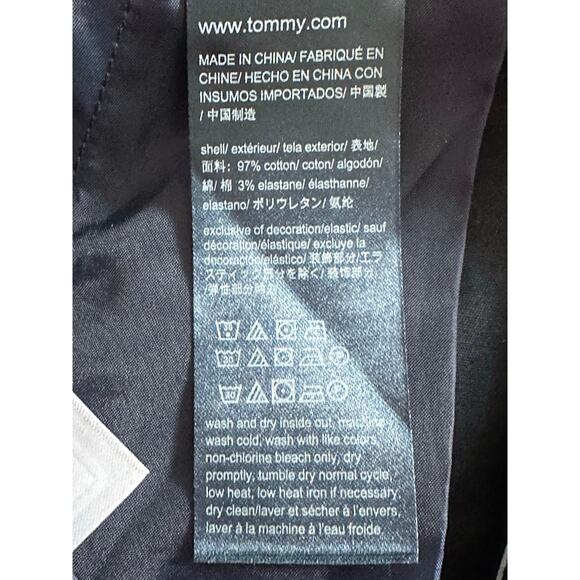 Tommy Hilfiger navy blue white stripes pants size 8 - Picture 5 of 11